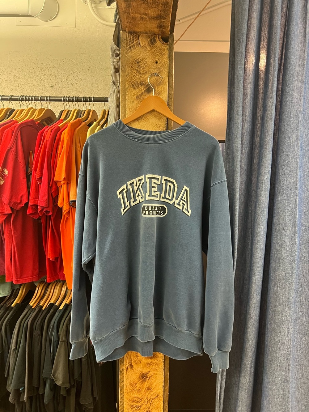 Vintage Ikeda Blue Crewneck